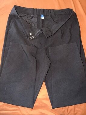 Old Navy Black Men's Dress Pants with Elastic Waist